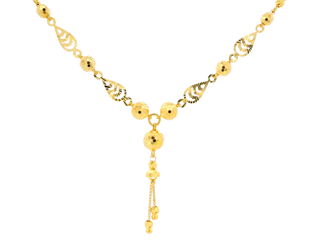 22K Yellow Gold Polished Chain with Lobster Lock • 20 Inches