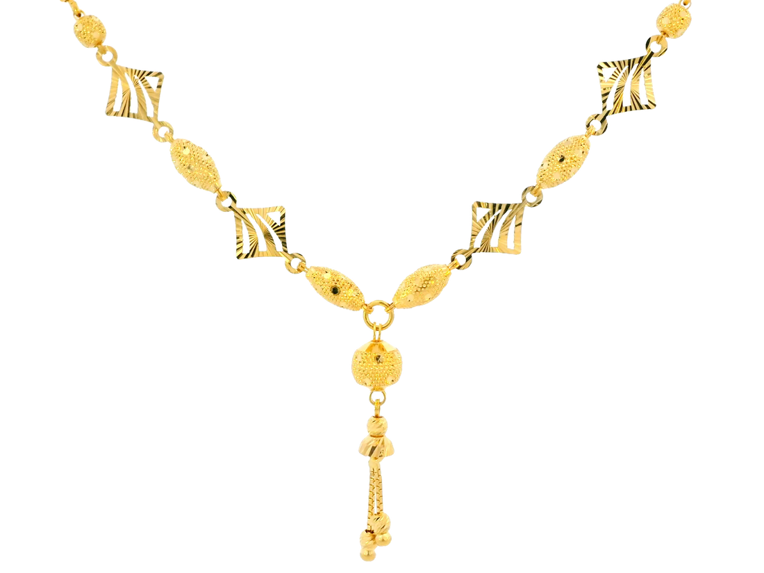 22K Yellow Gold Polished Chain with Lobster Lock • 20 Inches
