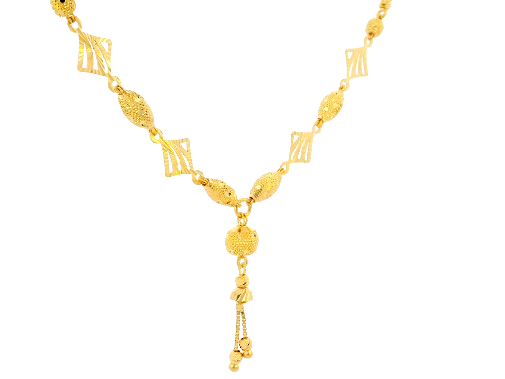 22K Yellow Gold Polished Chain
