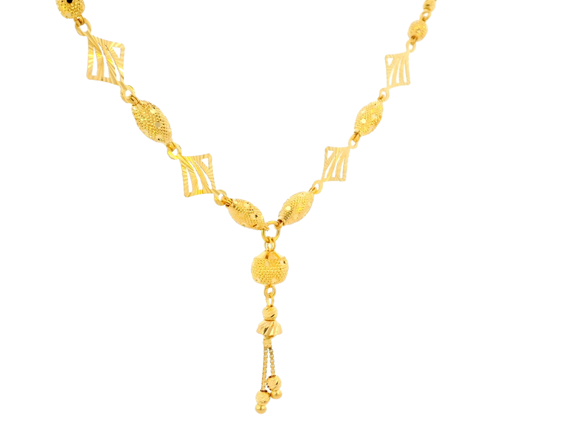 22K Yellow Gold Polished Chain with Lobster Lock • 20 Inches