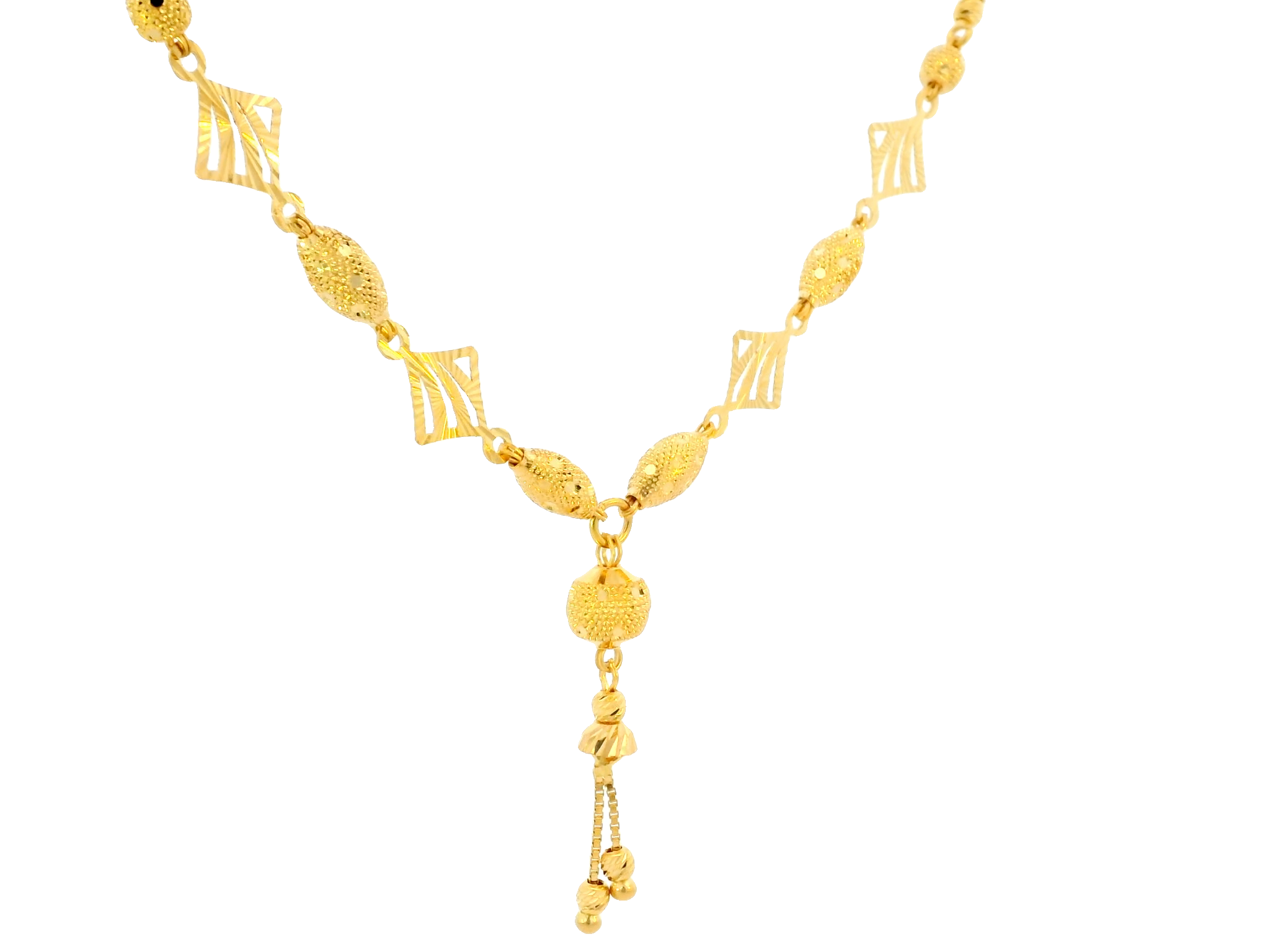 22K Yellow Gold Polished Chain