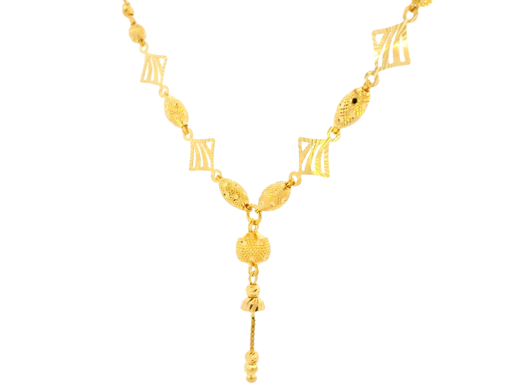 22K Yellow Gold Polished Chain