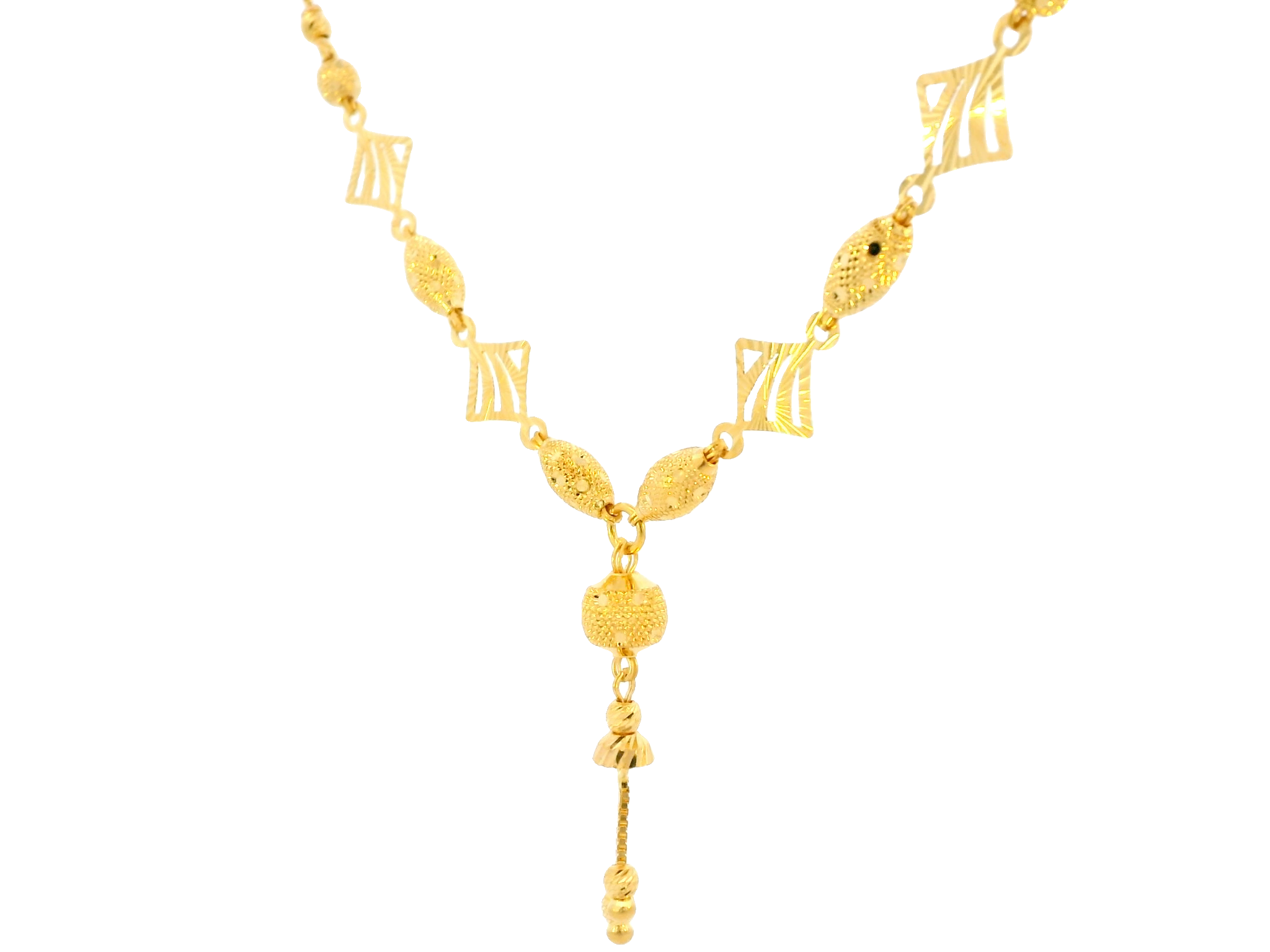 22K Yellow Gold Polished Chain