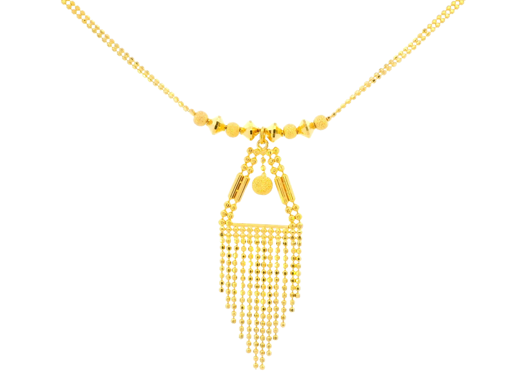 22K Yellow Gold Polished Chain with Lobster Lock