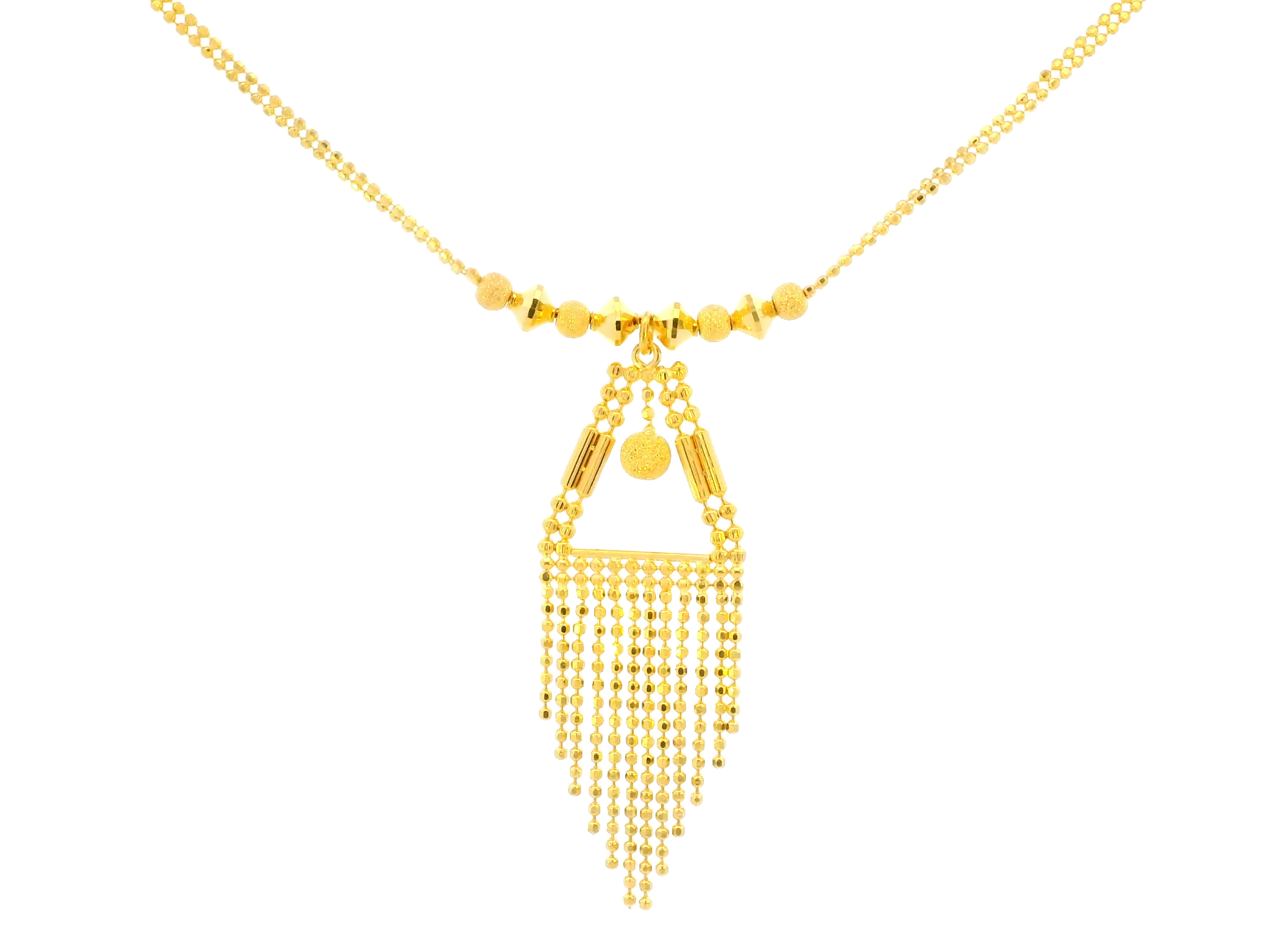 22K Yellow Gold Polished Chain with Lobster Lock