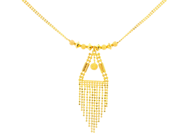 22K Yellow Gold Polished Chain with Lobster Lock • 17 Inches