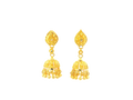 22K Yellow Gold Jhumki Earrings