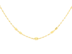 22K Yellow Gold Chain – Polished Finish with U-Lock