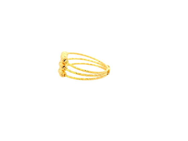 22K Yellow Gold Ring – Polished Finish