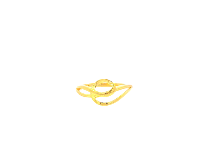 22K Yellow Gold Ring – Polished Elegant Band