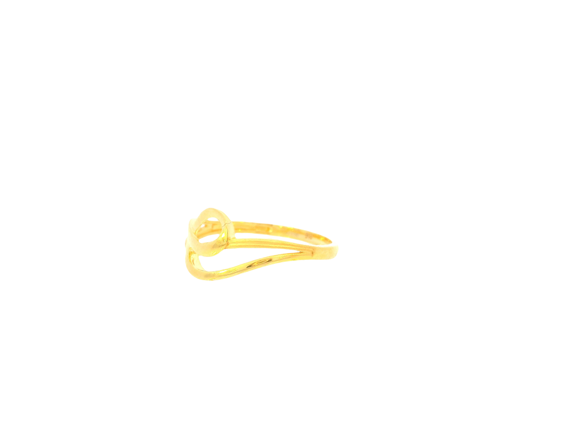 22K Yellow Gold Ring – Polished Elegant Band