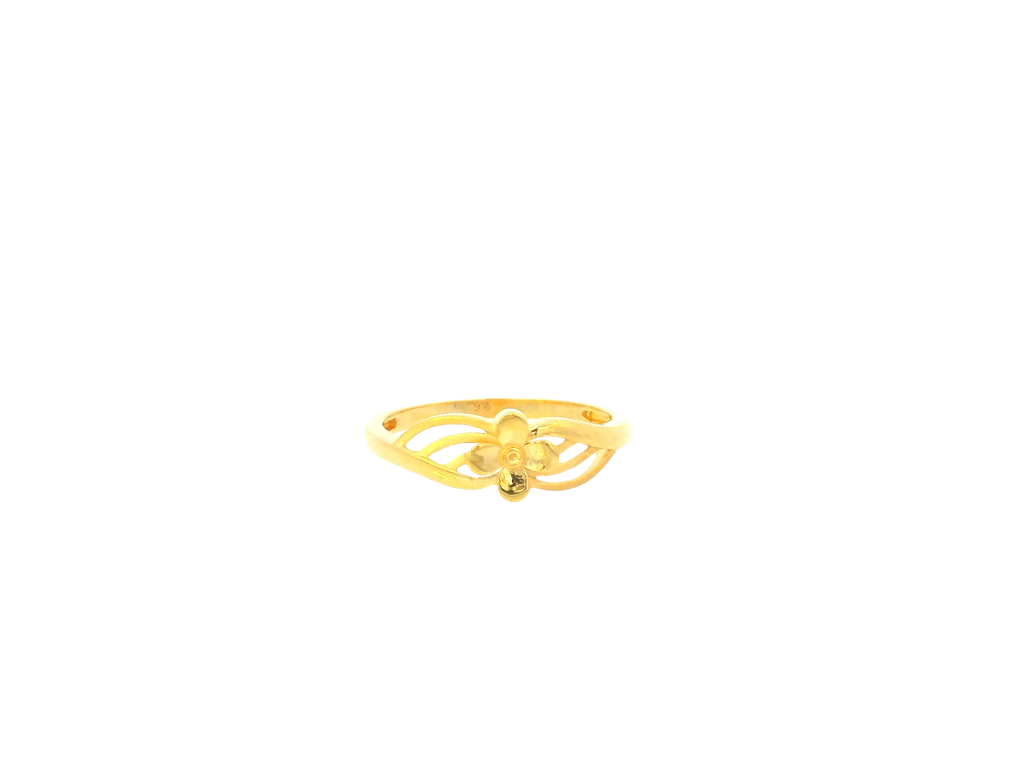 22K Yellow Gold Ring – Polished Classic Band