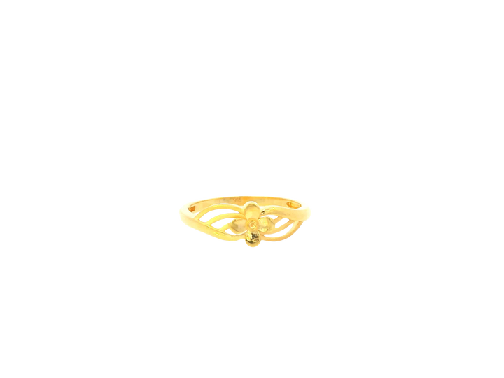 22K Yellow Gold Ring – Polished Classic Band