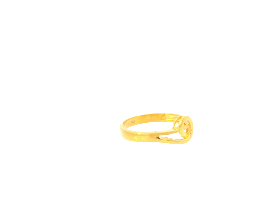 22K Yellow Gold Ring – Polished Elegant Band