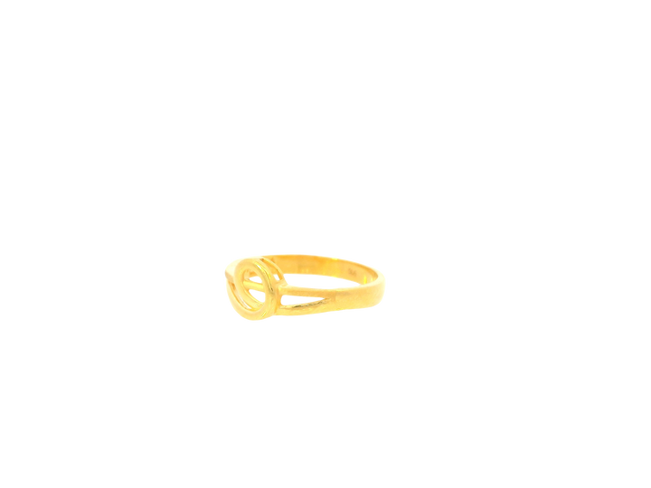22K Yellow Gold Ring – Polished Elegant Band