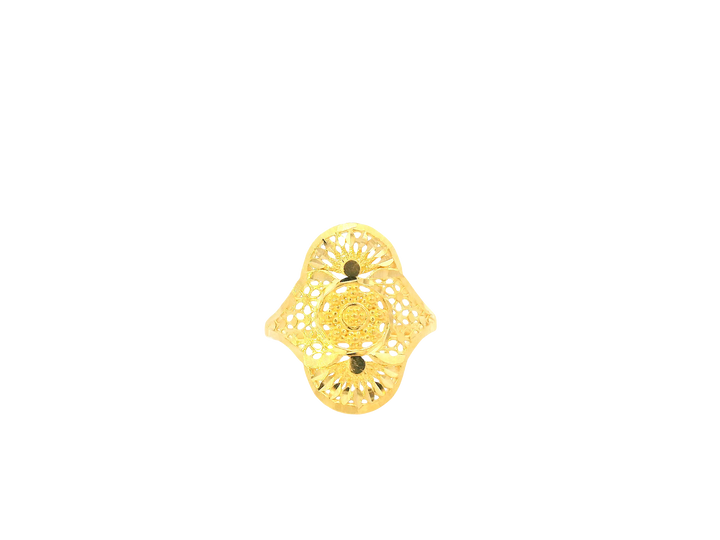 22K Yellow Gold Ring – Polished Elegant Band