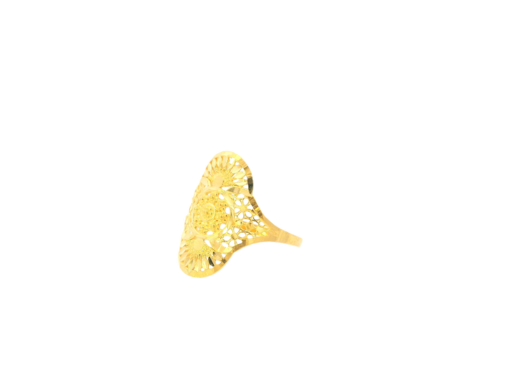 22K Yellow Gold Ring – Polished Elegant Band