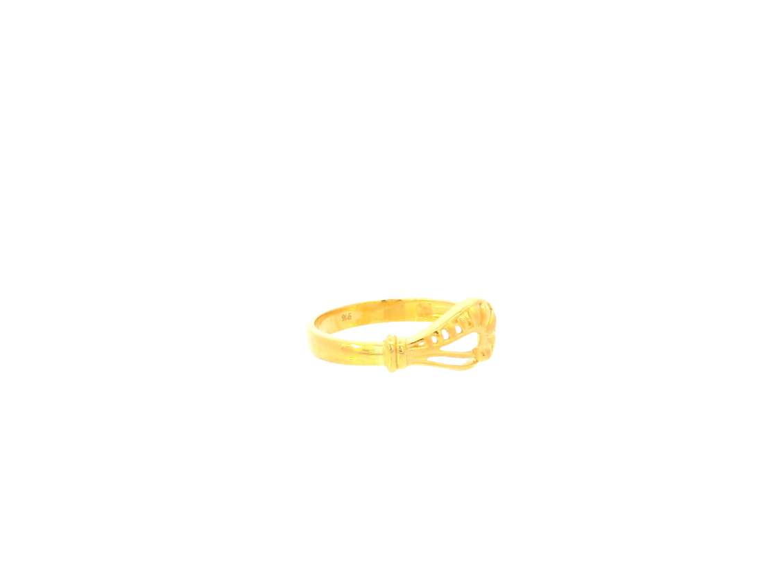 22K Yellow Gold Ring – Polished Classic Band