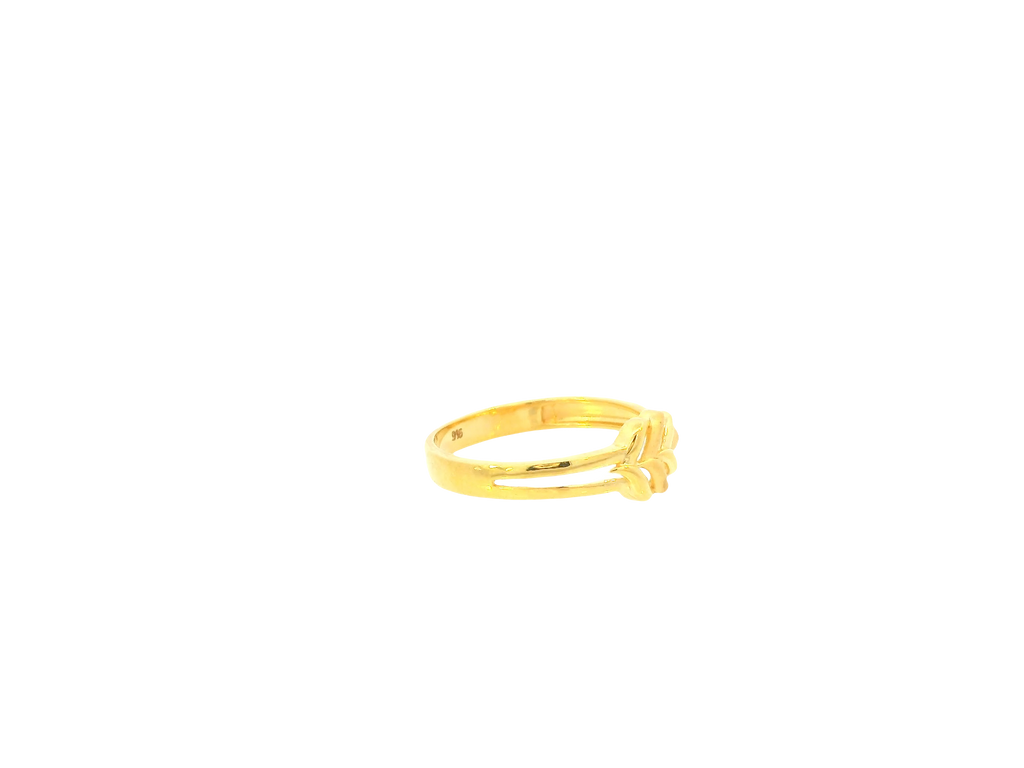 22K Yellow Gold Ring – Polished Elegant Band