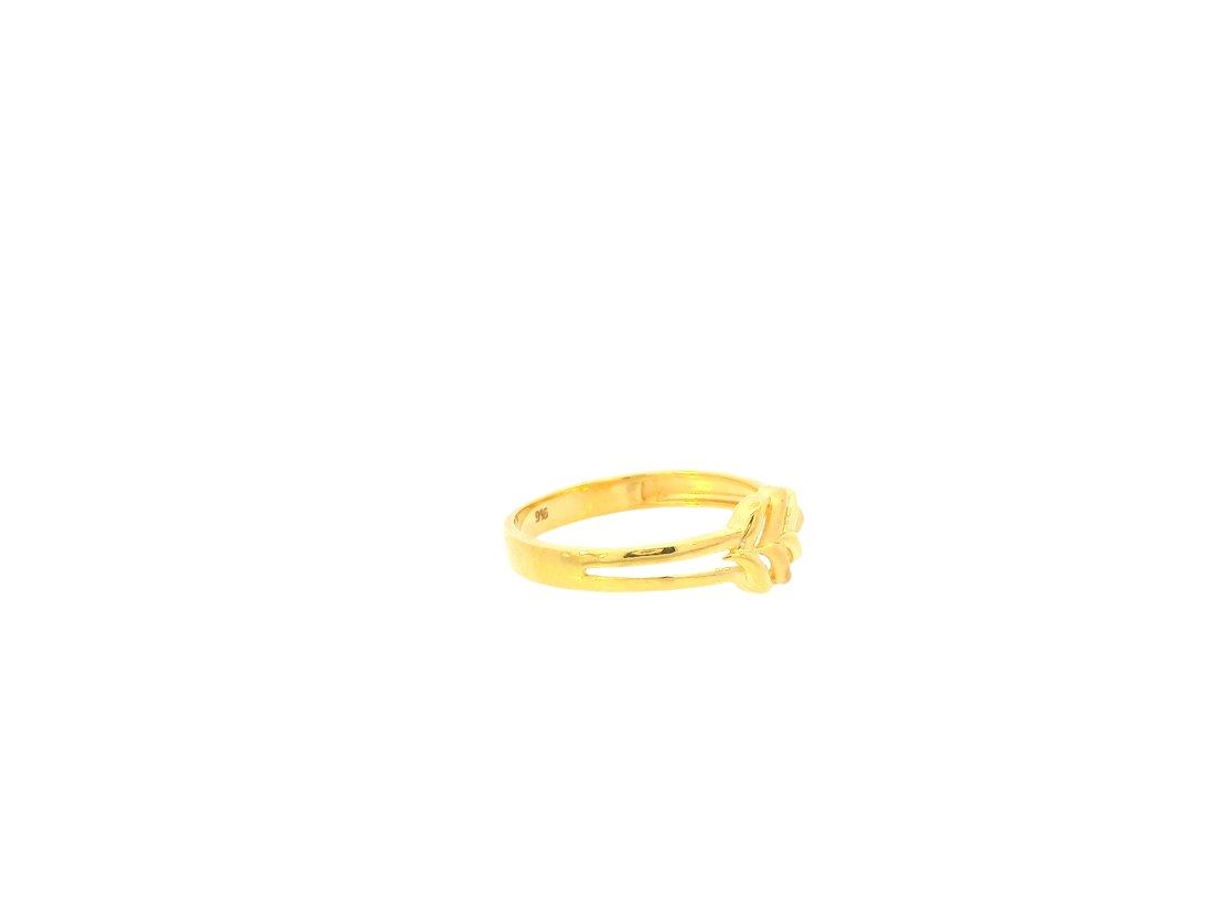 22K Yellow Gold Ring – Polished Elegant Band