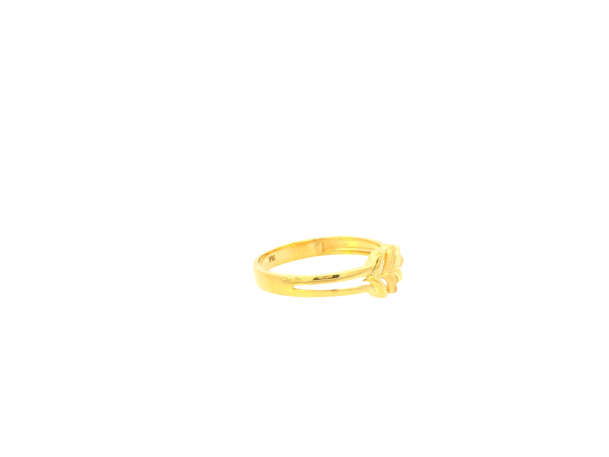 22K Yellow Gold Ring – Polished Elegant Band