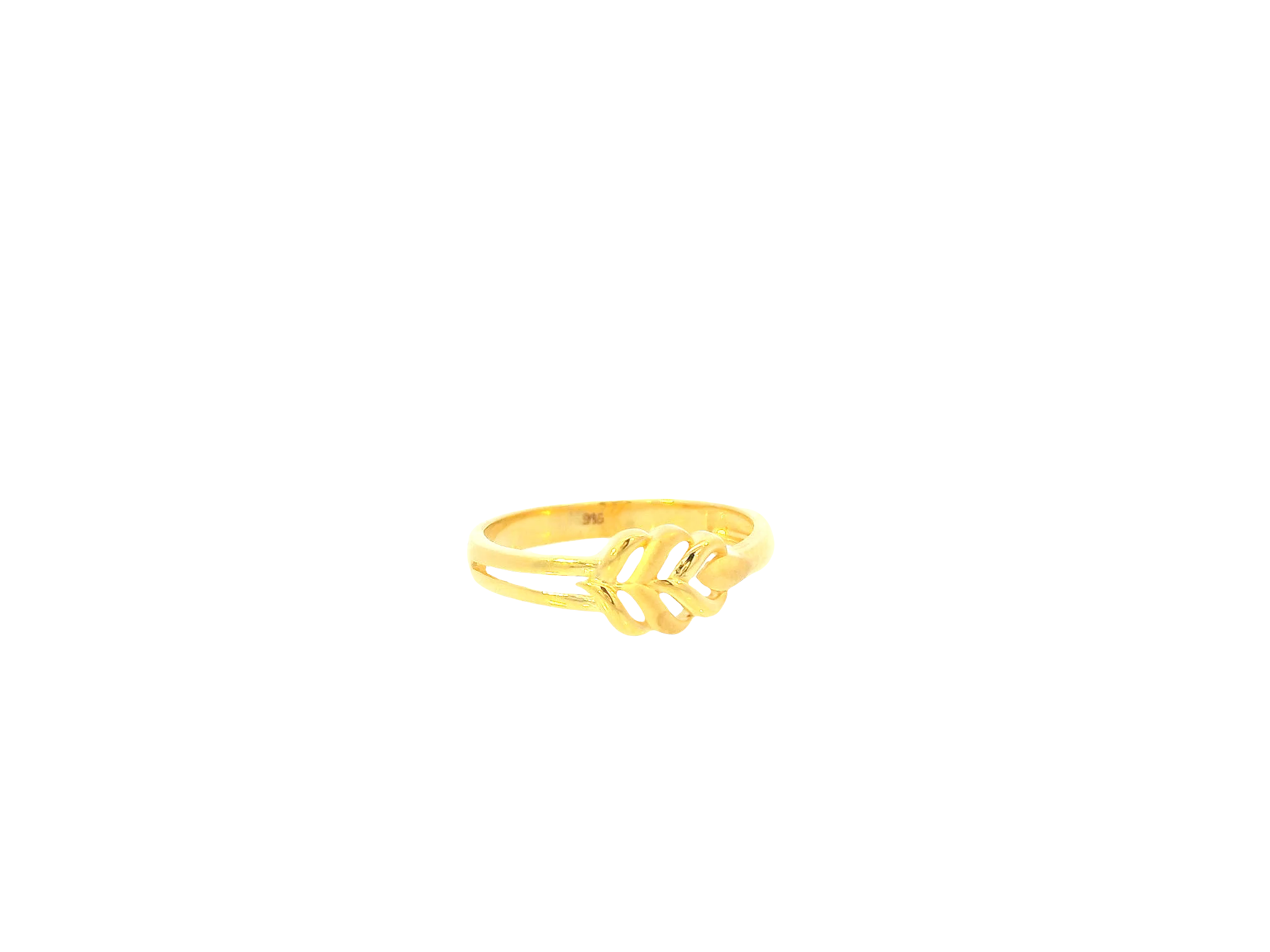 22K Yellow Gold Ring – Polished Elegant Band