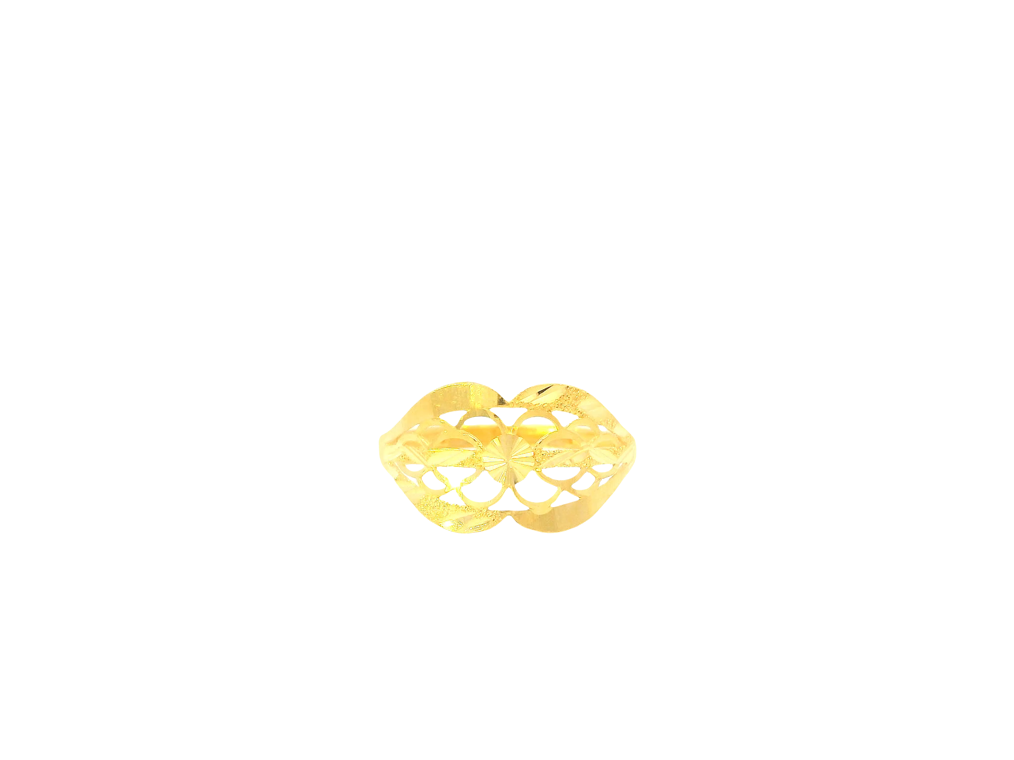 22K Yellow Gold Ring – Polished Minimalist Band