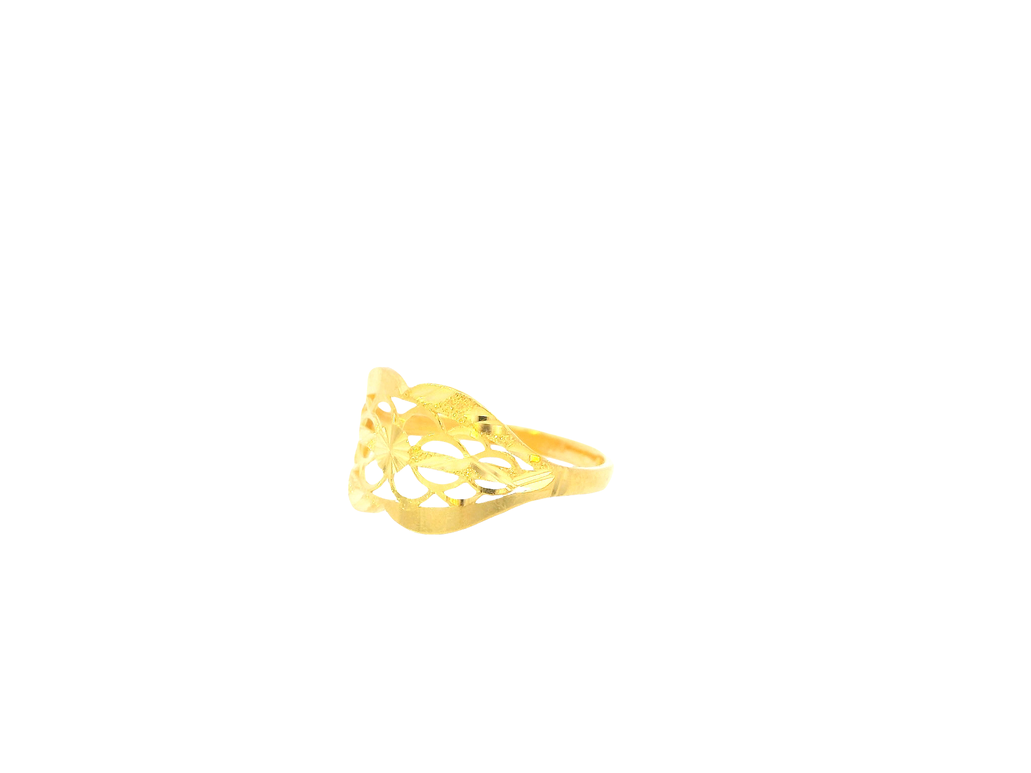 22K Yellow Gold Ring – Polished Minimalist Band