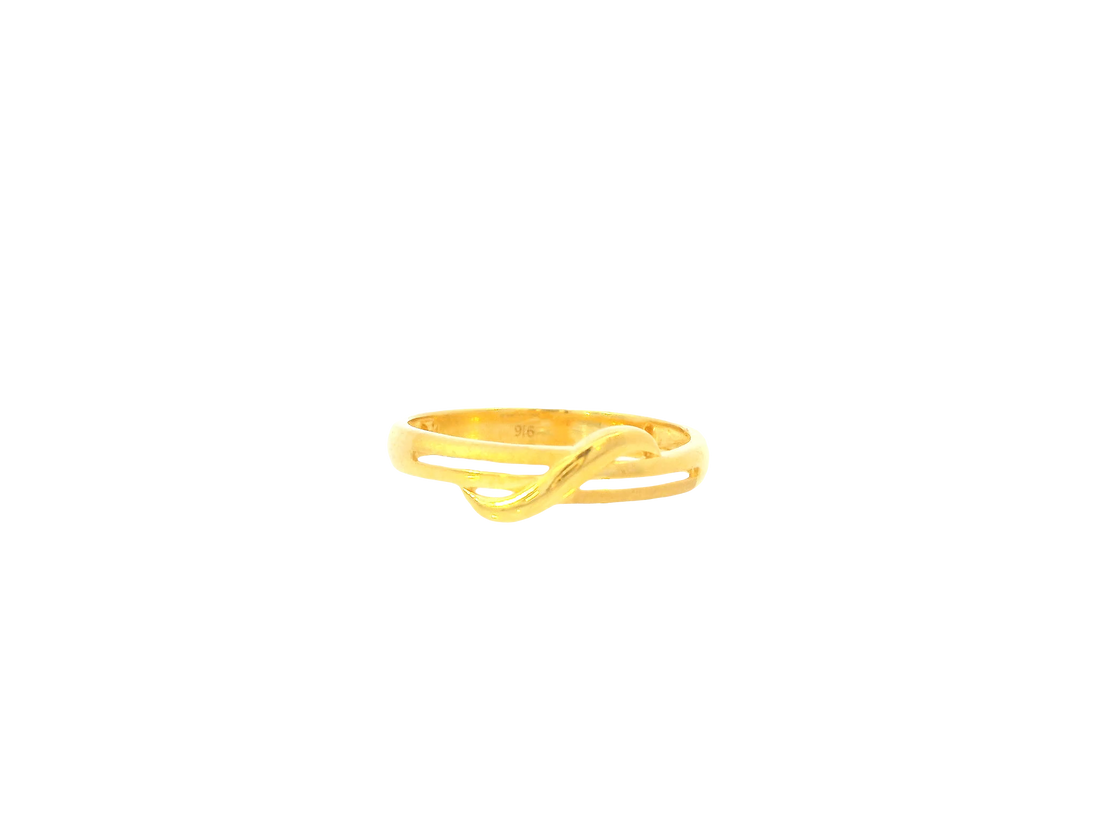 22K Yellow Gold Ring – Polished Classic Band