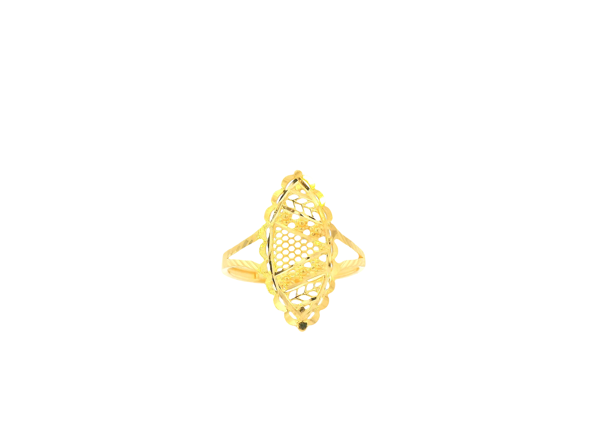 22K Yellow Gold Ring – Polished Classic Band