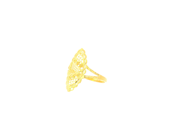 22K Yellow Gold Ring – Polished Classic Band