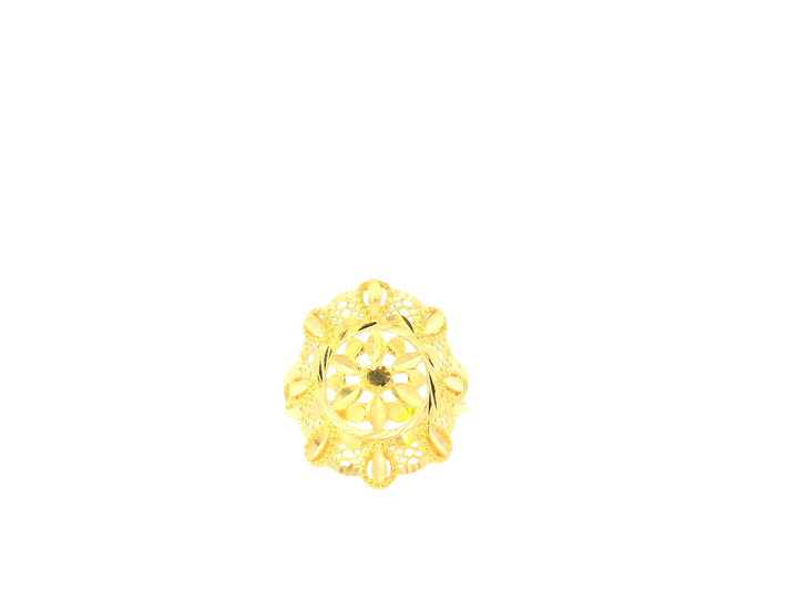 22K Yellow Gold Ring – Polished Elegant Band