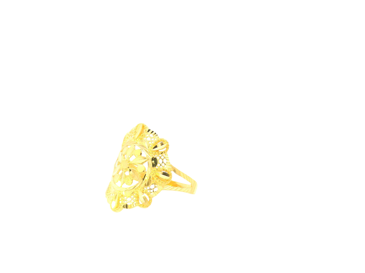 22K Yellow Gold Ring – Polished Elegant Band
