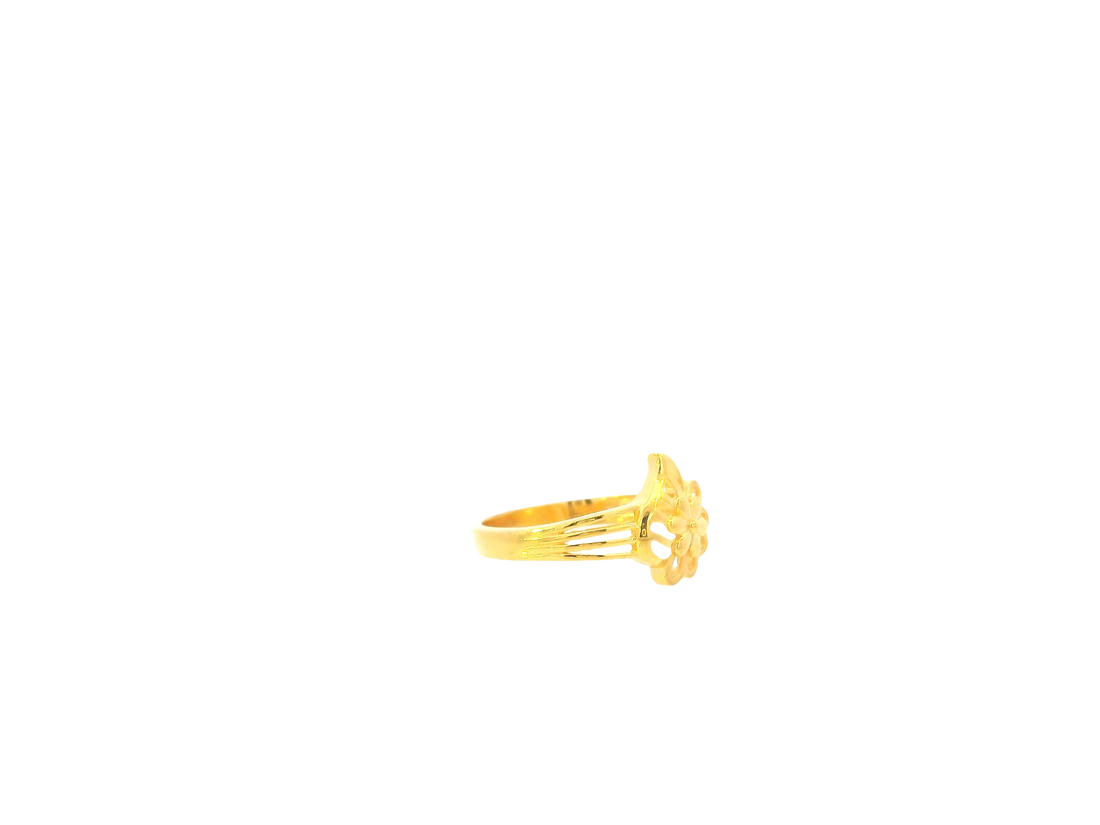 22K Yellow Gold Ring – Polished Classic Band