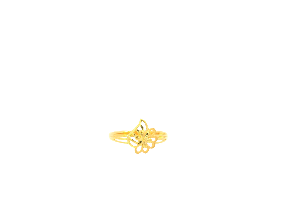 22K Yellow Gold Ring – Polished Classic Band