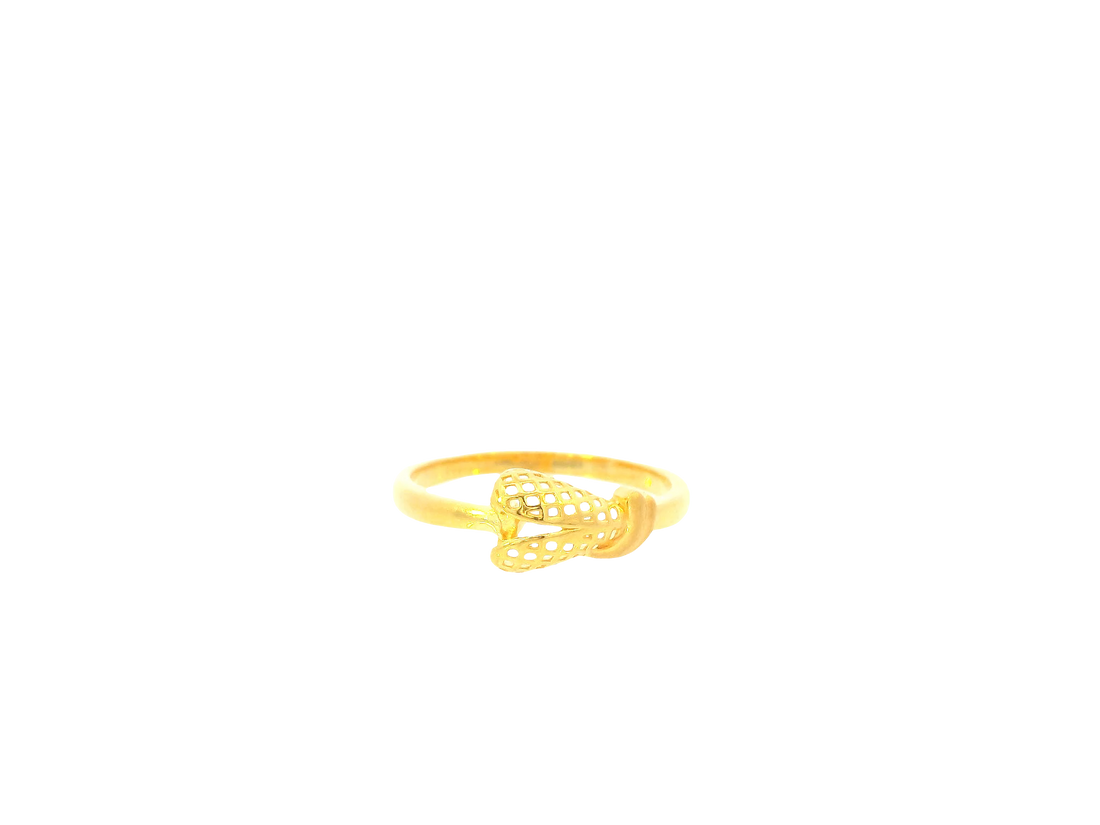 22K Yellow Gold Ring – Polished Elegant Band