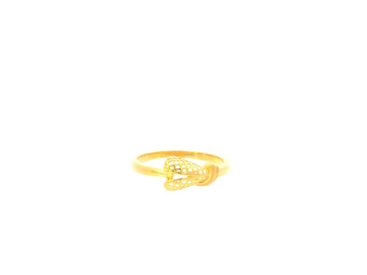 22K Yellow Gold Ring – Polished Elegant Band