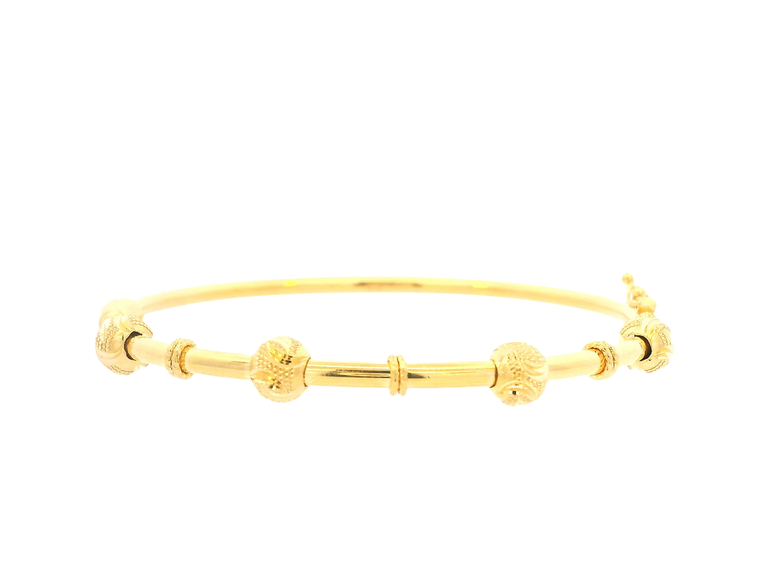 22K Yellow Gold Ladies Bracelet – Polished Finish