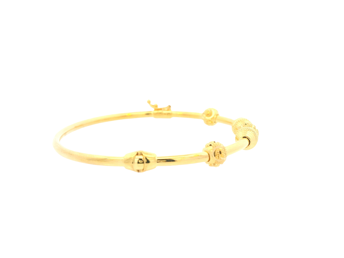 22K Yellow Gold Ladies Bracelet – Polished Finish