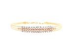 22K Tri-Color Gold Ladies Bracelet – Yellow, White &amp; Rose Gold