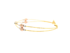 22K Tri-Color Gold Ladies Bracelet – Yellow, White &amp; Rose Gold