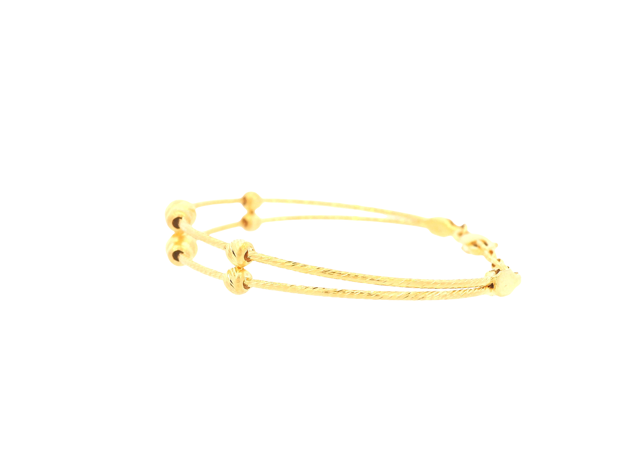 22K Yellow Gold Baby Bracelet – Polished Finish