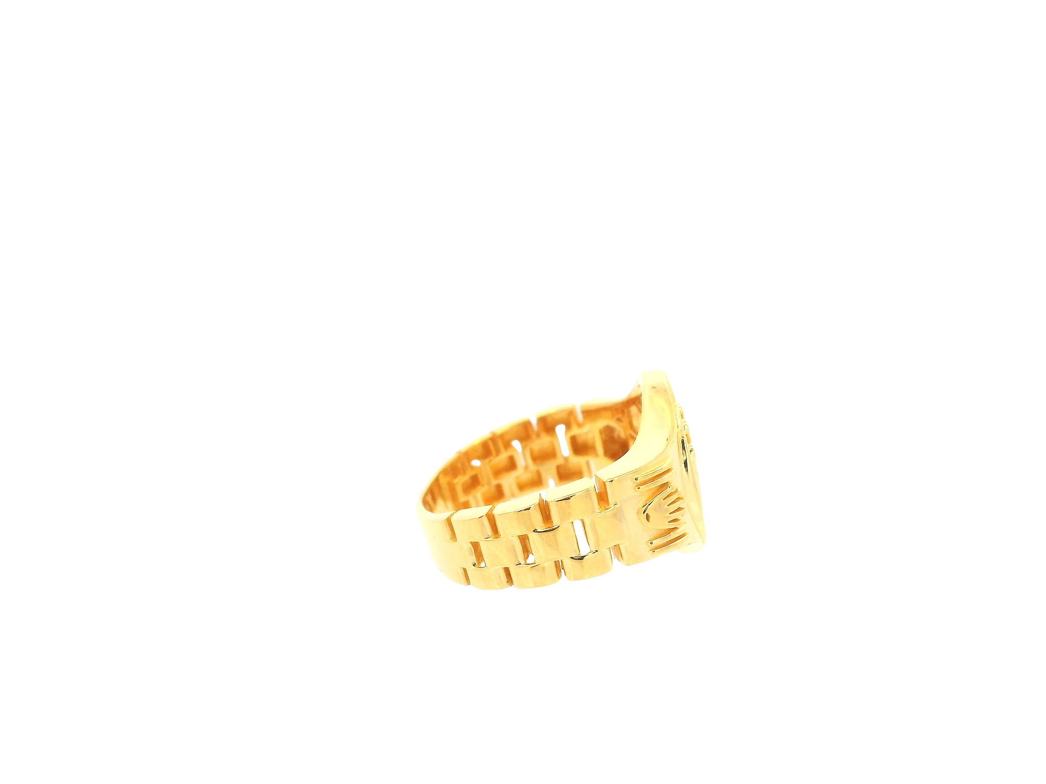 22K Yellow Gold Ring – Polished Classic Band