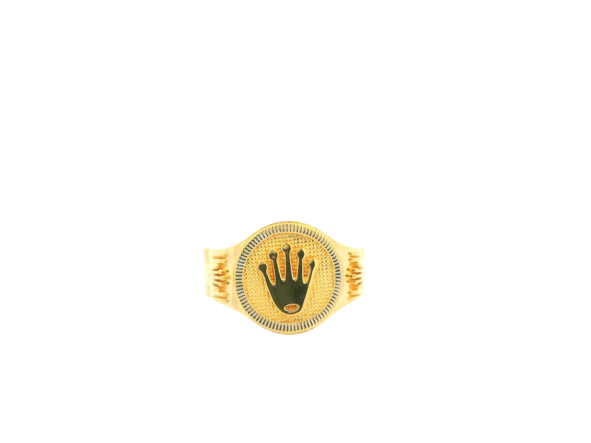 22K Yellow Gold Ring – Polished Classic Band