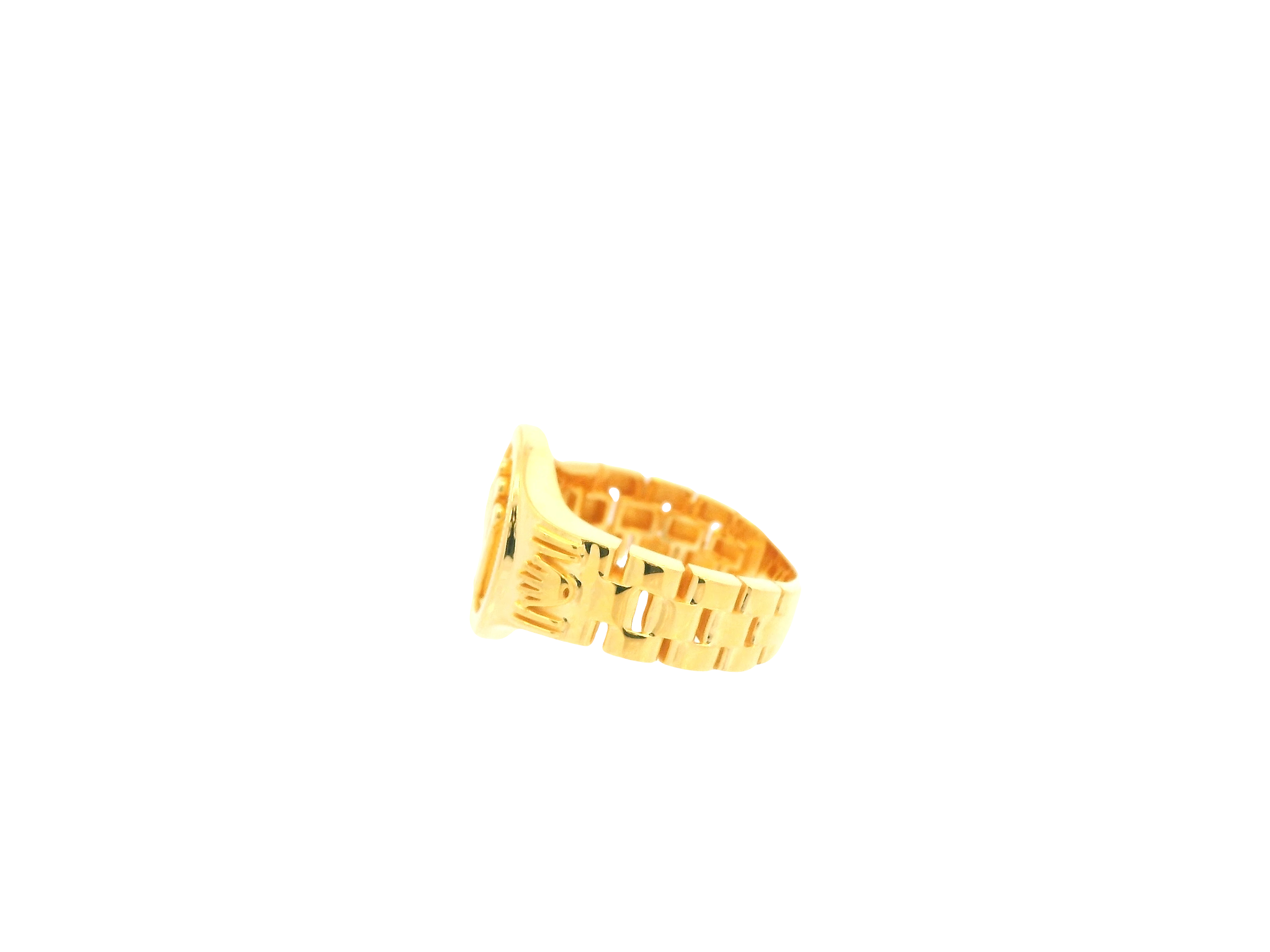 22K Yellow Gold Ring – Polished Classic Band