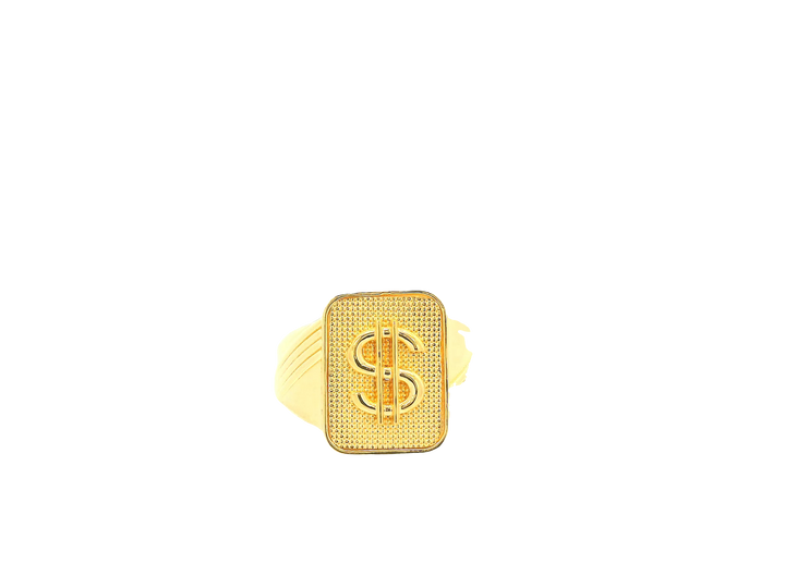 22K Yellow Gold Ring – Polished Classic Band