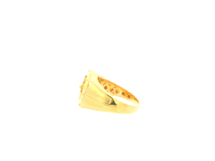 22K Yellow Gold Ring – Polished Classic Band