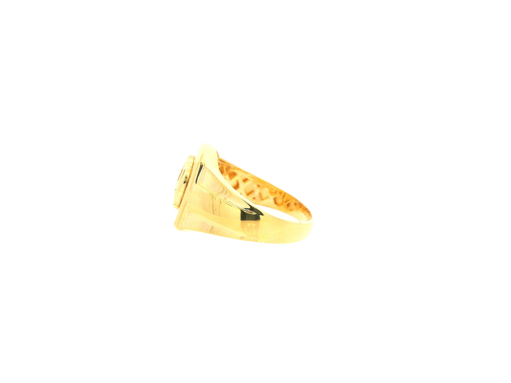 22K Yellow Gold Ring – Polished Elegant Band