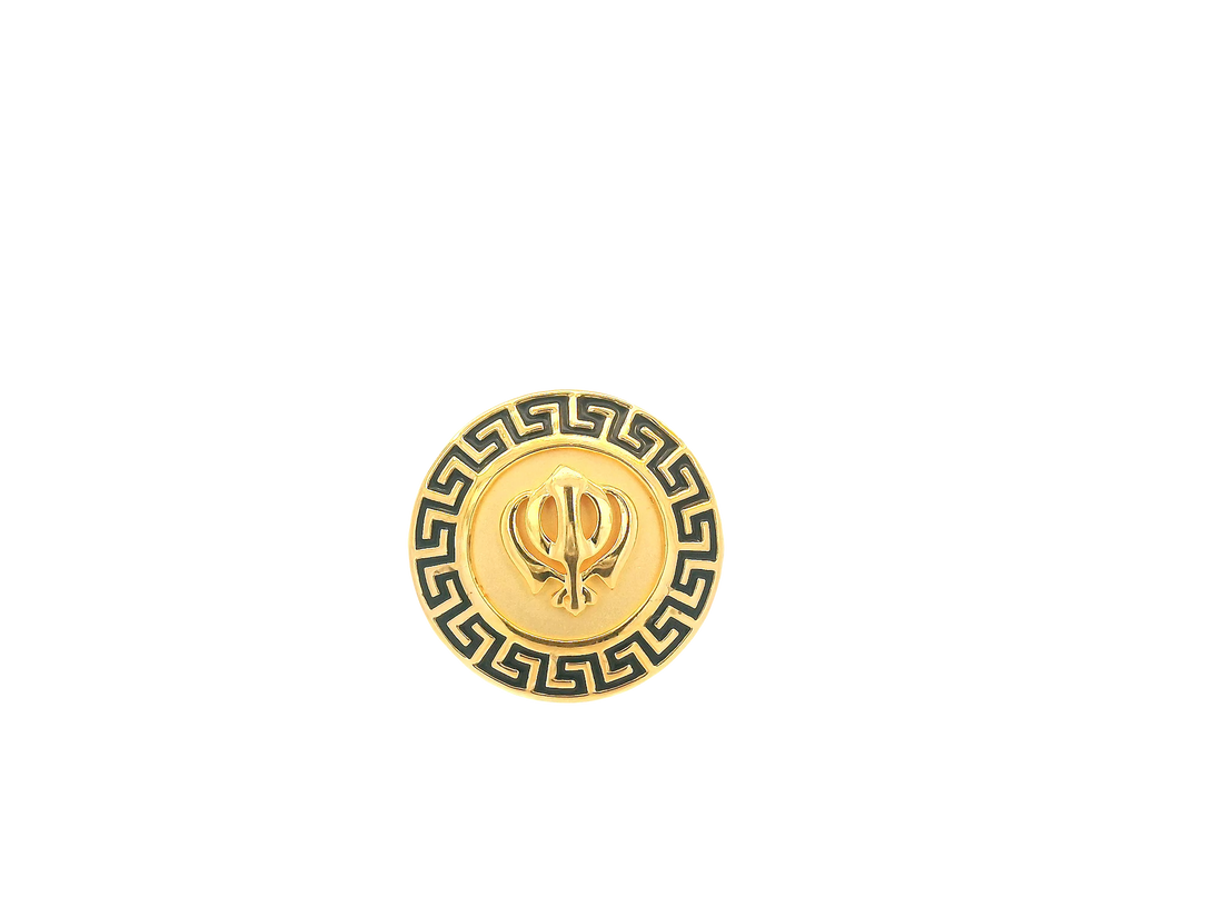 22K Yellow Gold Ring – Polished Bold Band