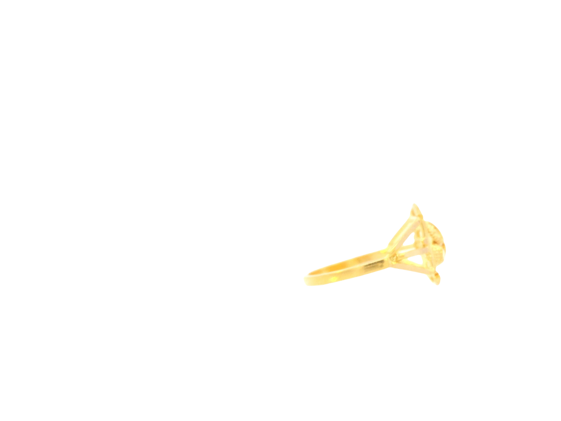 22K Yellow Gold Baby Ring – Polished Petite Design